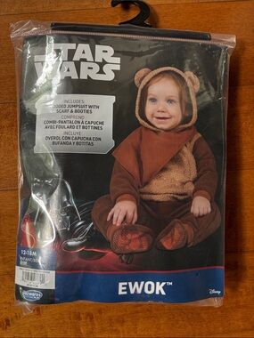 Star Wars Ewok Toddler Costume - Brown and Tan 12-18m